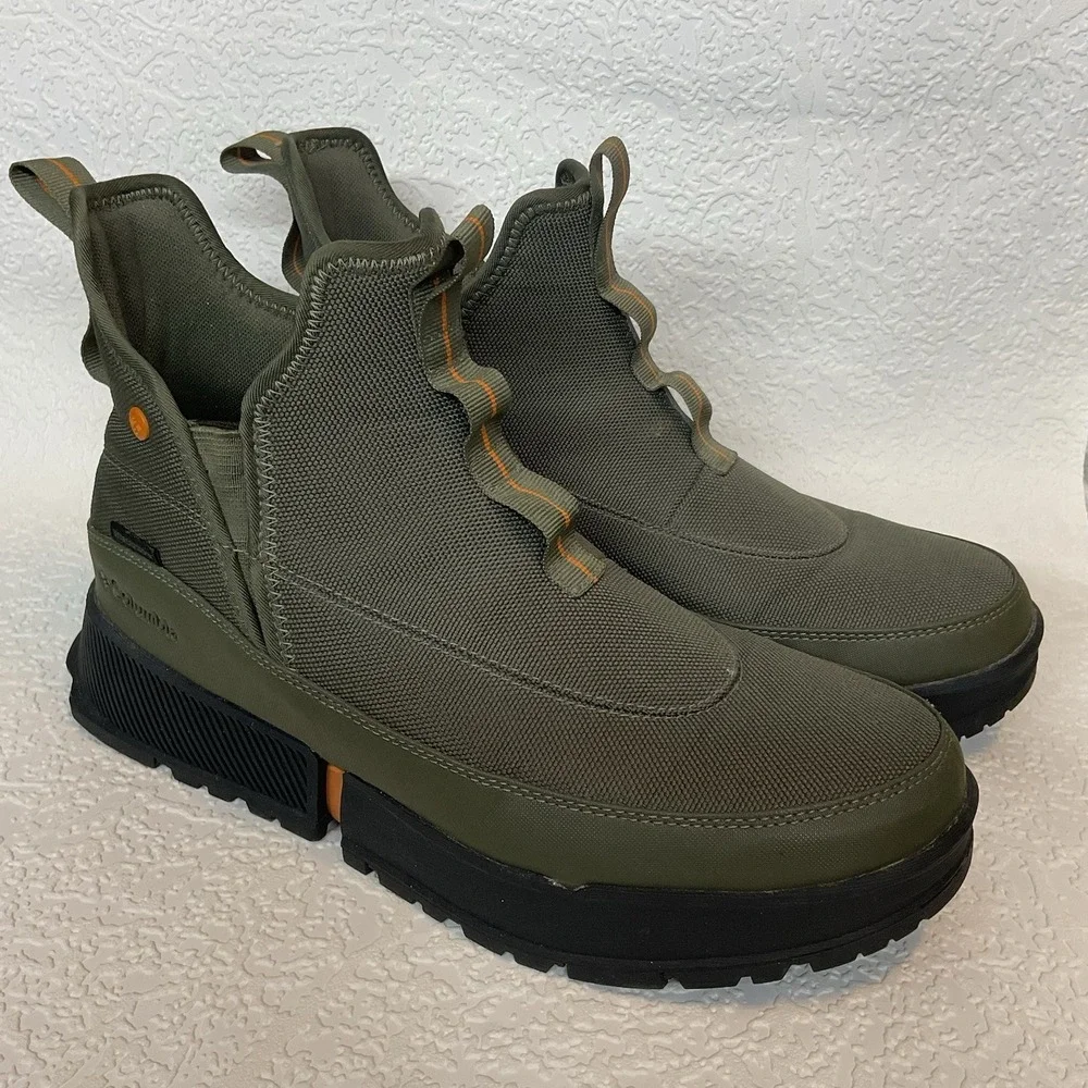 Men's Columbia Hyper-Boreal Metro Hiking Boot Size 9,5 Waterproof - Olive Green